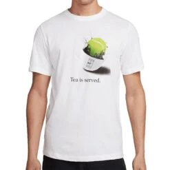 Nike Court Dri Fit Tee Shirt -Tennis Shop FD0030 100