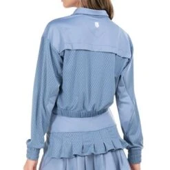 K-Swiss K Swiss Glace & Infinity Diamond 1/4 Zip Long Sleeve