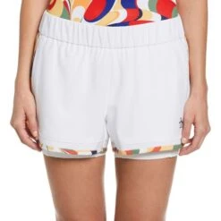 Penguin Abstract Printed Binding Short -Tennis Shop O1BSD003 118