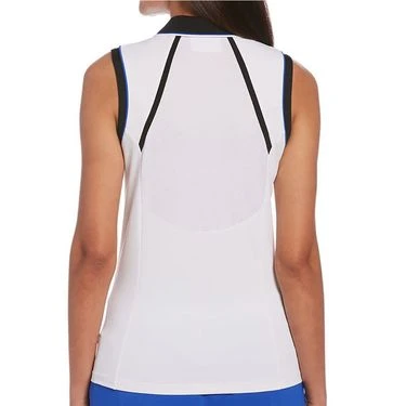 Penguin Sleeveless Color Block Mesh Back Polo 1 Penguin Sleeveless Color Block Mesh Back Polo