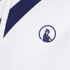 Quiet Please Retro Stripe Hoodie 7 Quiet Please Retro Stripe Hoodie -Tennis Shop QP120049 300 4