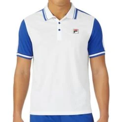 Fila La Finale Short Sleeve Polo -Tennis Shop TM31D014 100